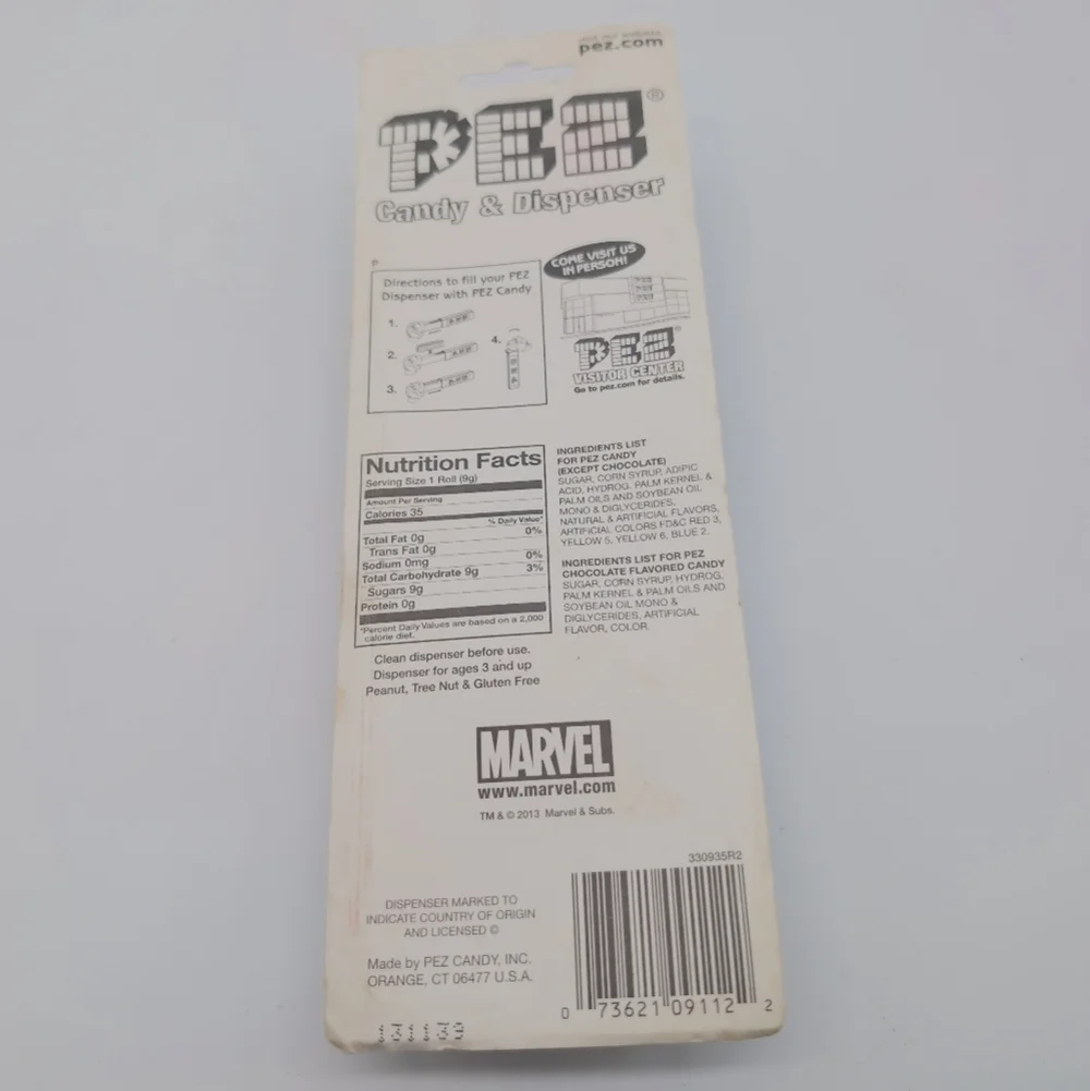 Marvel Captain America PEZ Dispenser - Blue and Red